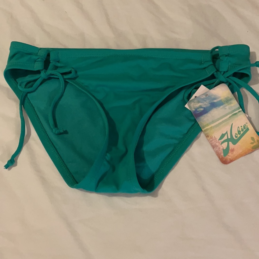 Hobie Full Bottom Tie Side Bikini Bottom - Seafoam